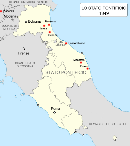 Stato Pontifico 1849